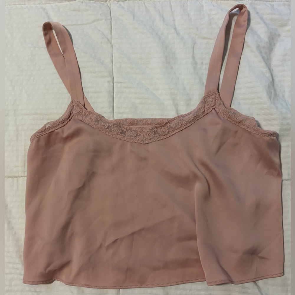 Urban Outfitters Blush Lace Top
